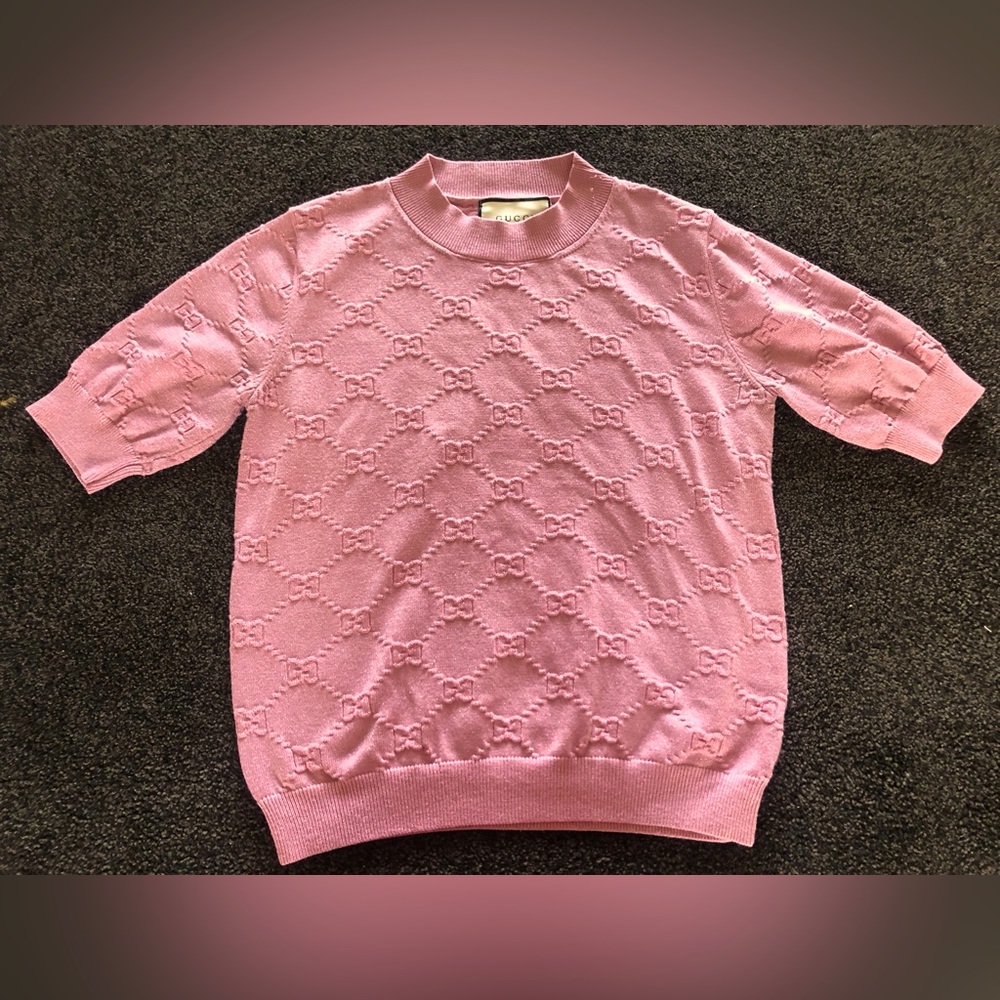 Gucci Pink Crew Neck Sweater